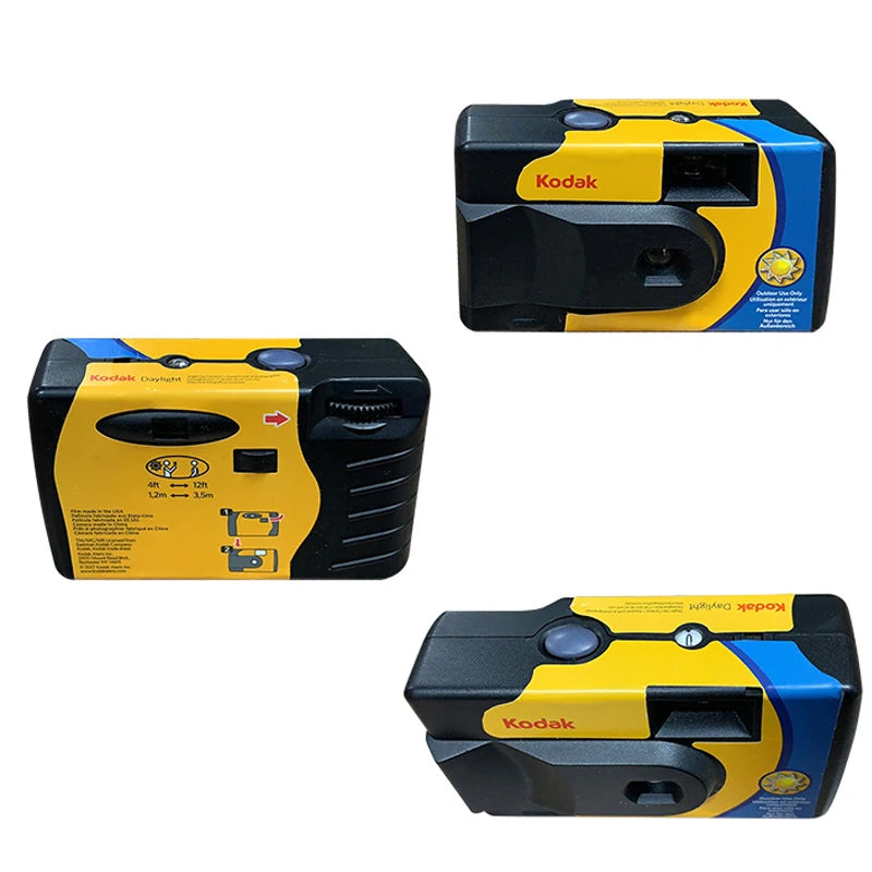 Kodak HD Power Flash Single Use Film Camera 27/39 Exposure Photos ( Daylight / HD Power Flash / Waterproof / FunSaver )
