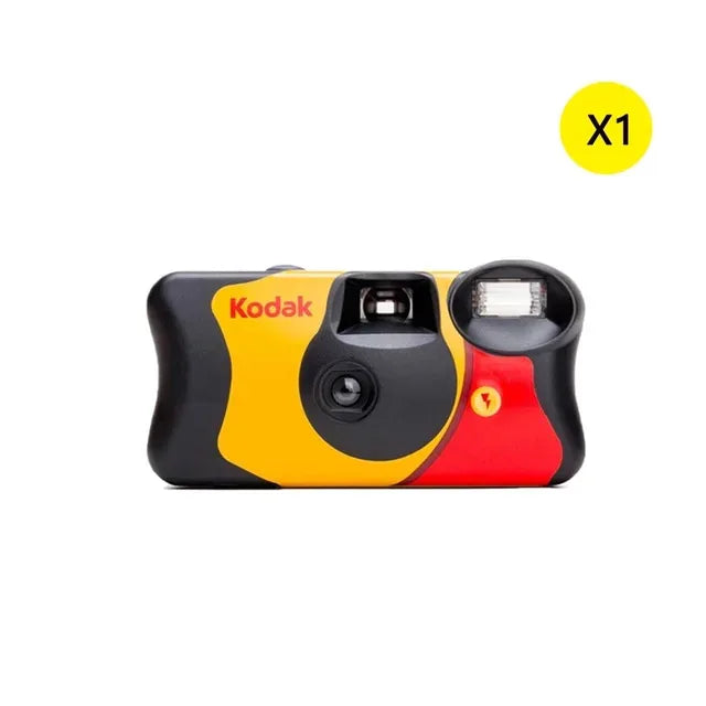 Kodak HD Power Flash Single Use Film Camera 27/39 Exposure Photos ( Daylight / HD Power Flash / Waterproof / FunSaver )