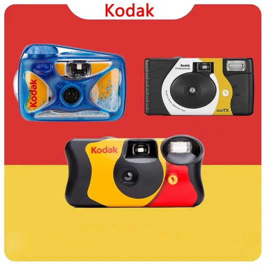 Kodak HD Power Flash Single Use Film Camera 27/39 Exposure Photos ( Daylight / HD Power Flash / Waterproof / FunSaver )